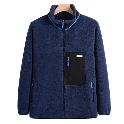 Outdoor Fleece Jacket – Windproof and Warm for Cold Weather Activities