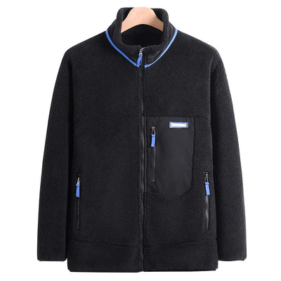 Outdoor Fleece Jacket – Windproof and Warm for Cold Weather Activities
