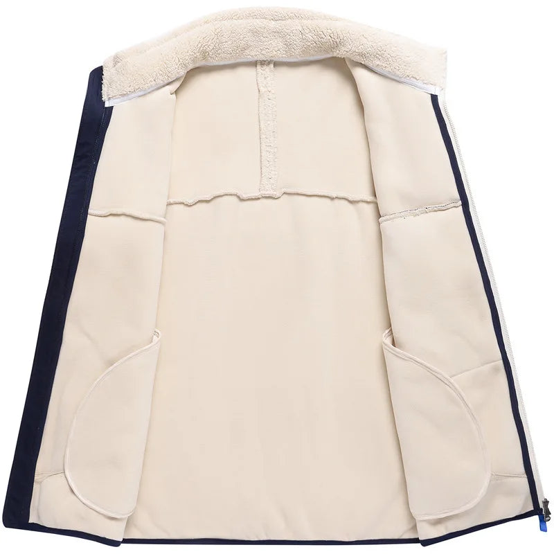 Outdoor Fleece Jacket – Windproof and Warm for Cold Weather Activities