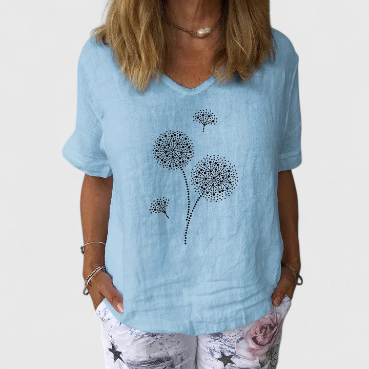 Relaxed A-Line Blouse Summer for Women