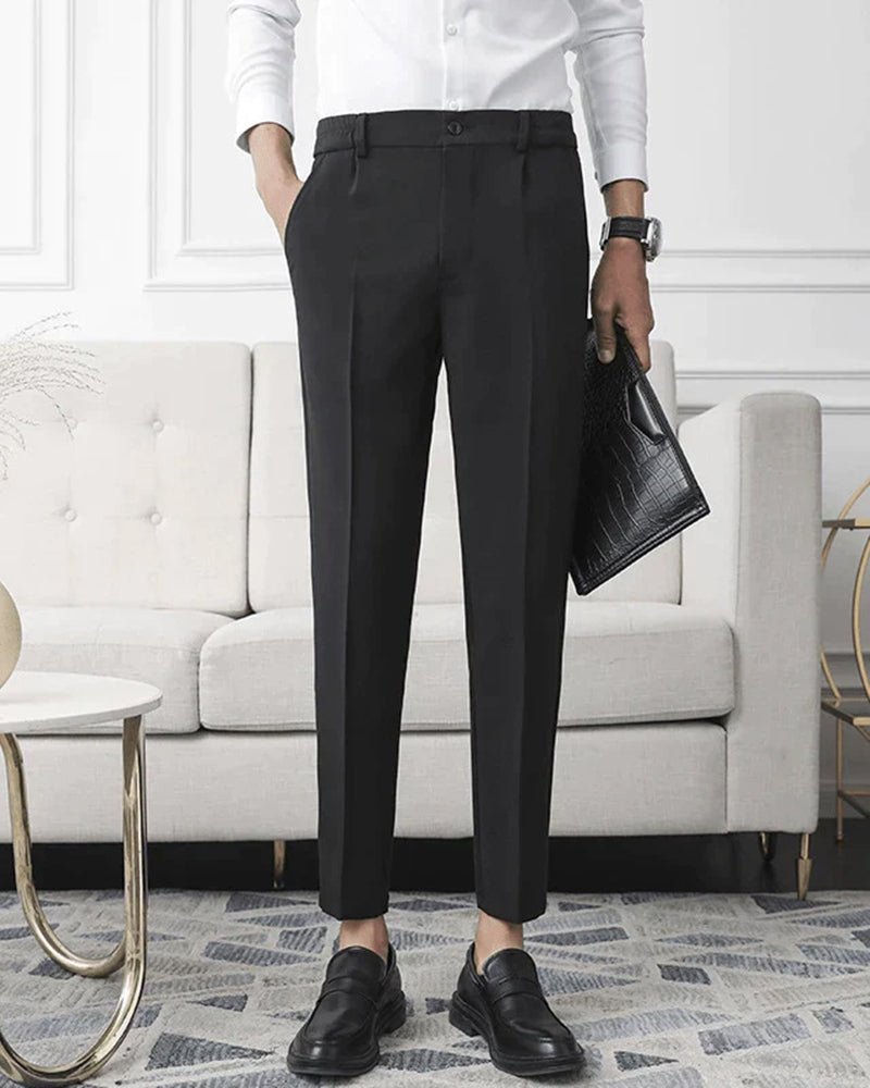 Slim Fit Business Pants for Men – Tailored Style for Office and Formal Occasions