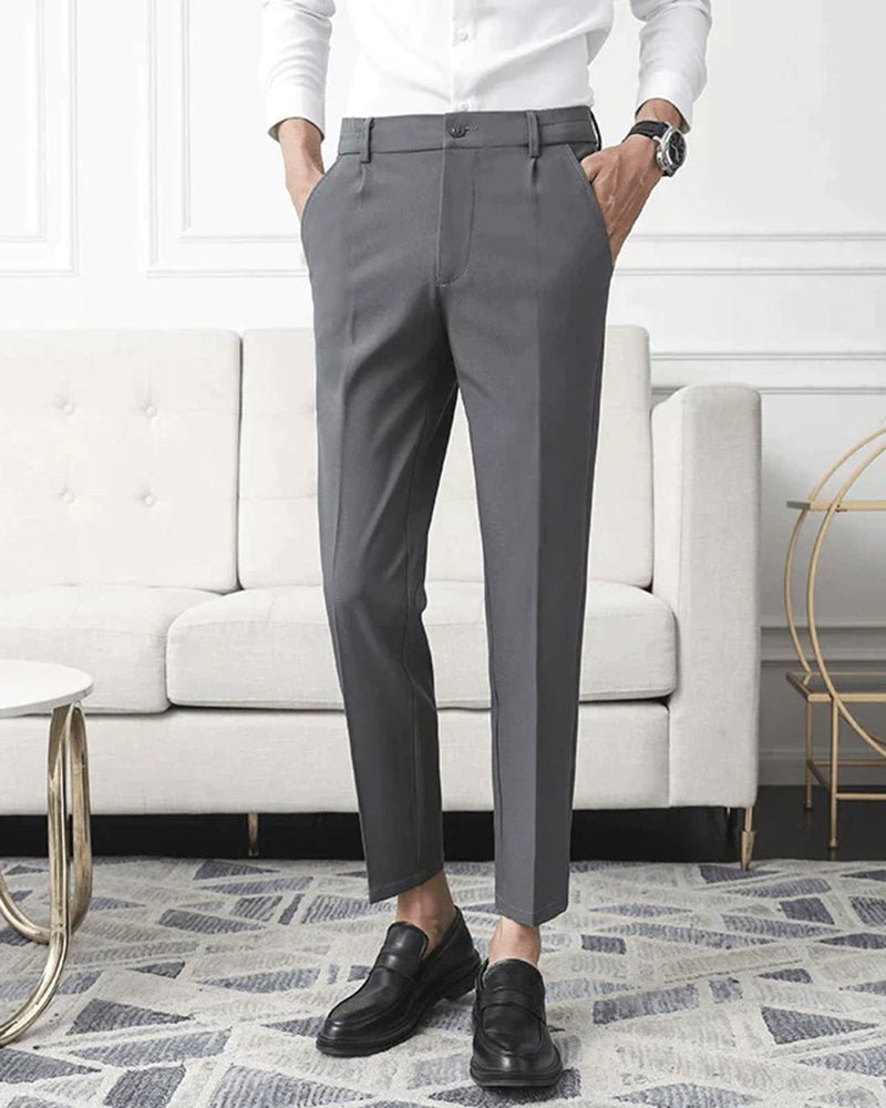 Slim Fit Business Pants for Men – Tailored Style for Office and Formal Occasions