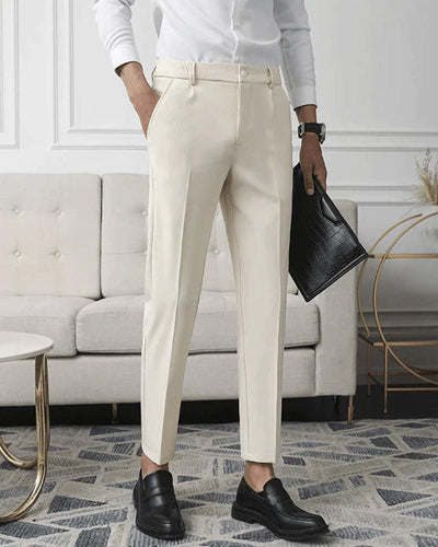 Slim Fit Business Pants for Men – Tailored Style for Office and Formal Occasions