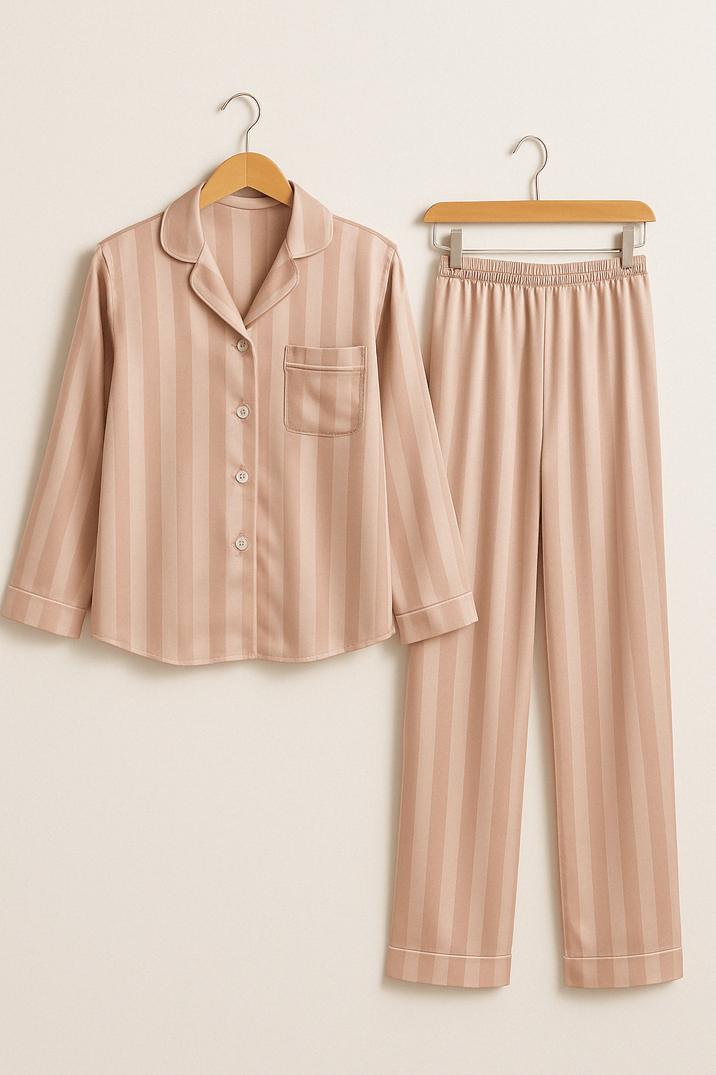 Striped Pajama Set for Women – Casual and Comfortable Nightwear