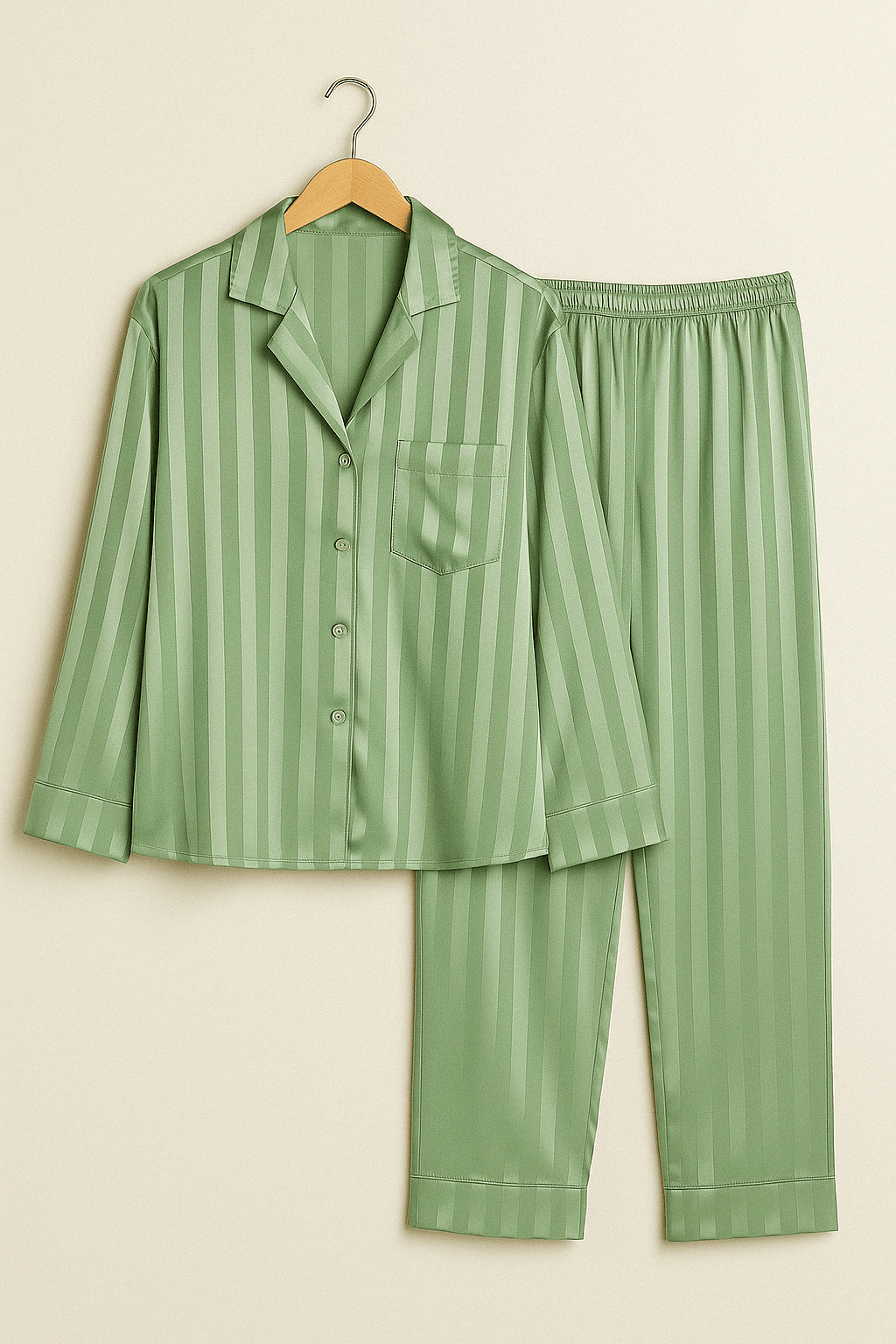 Striped Pajama Set for Women – Casual and Comfortable Nightwear