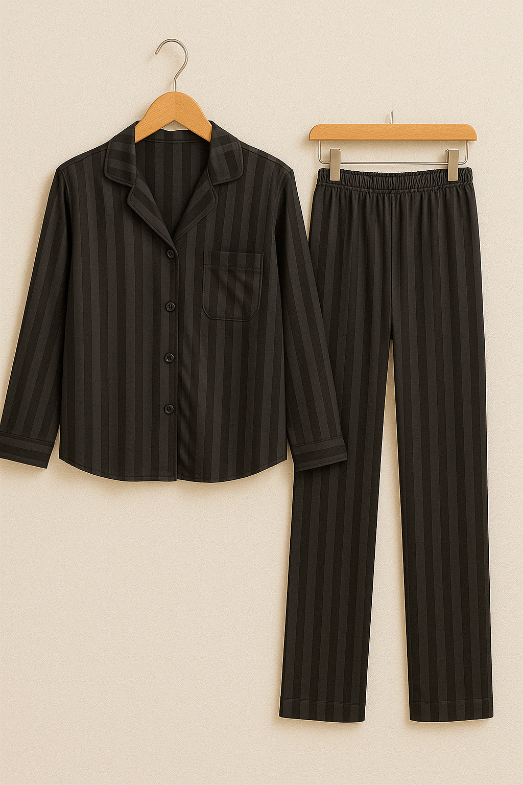 Striped Pajama Set for Women – Casual and Comfortable Nightwear