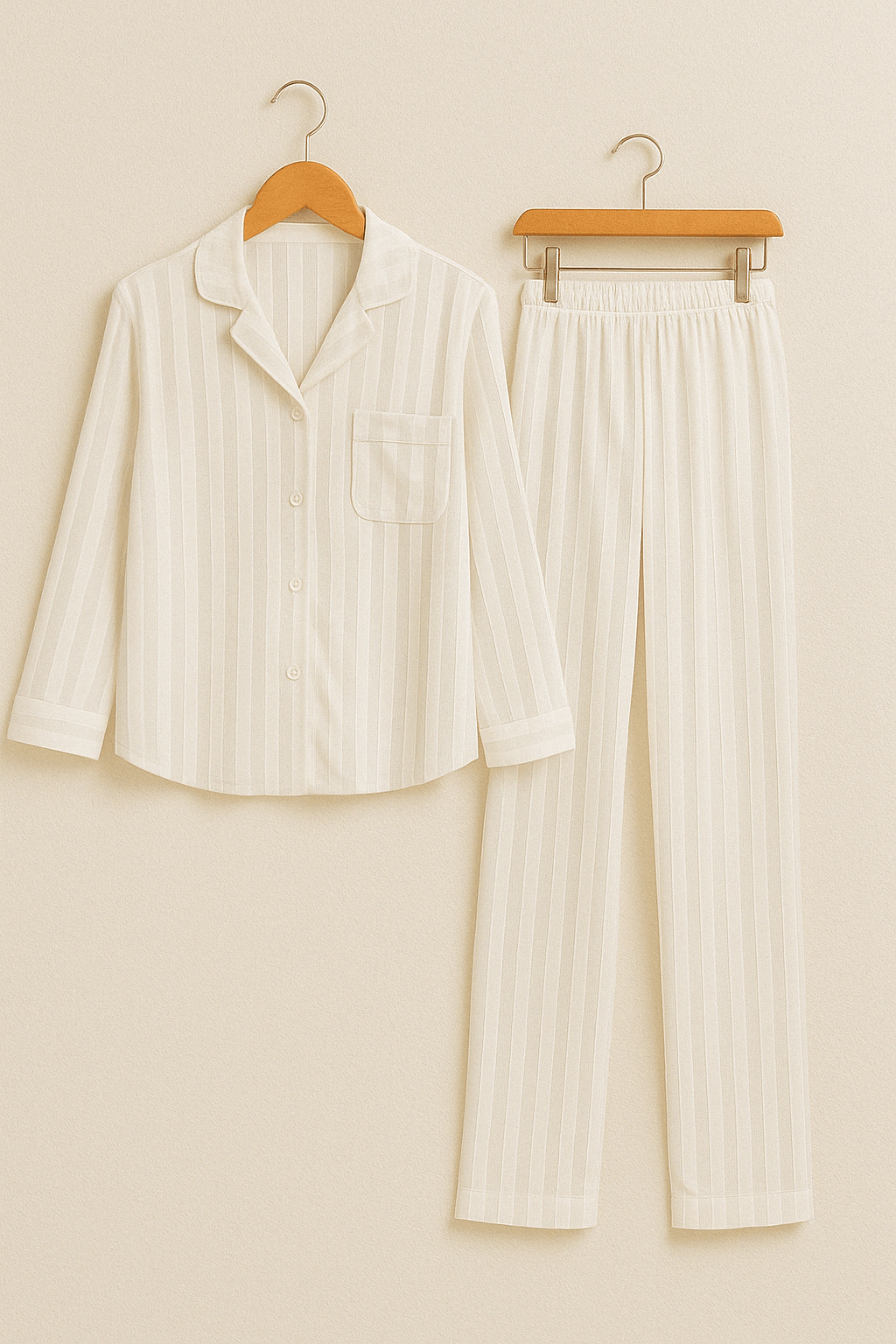 Striped Pajama Set for Women – Casual and Comfortable Nightwear