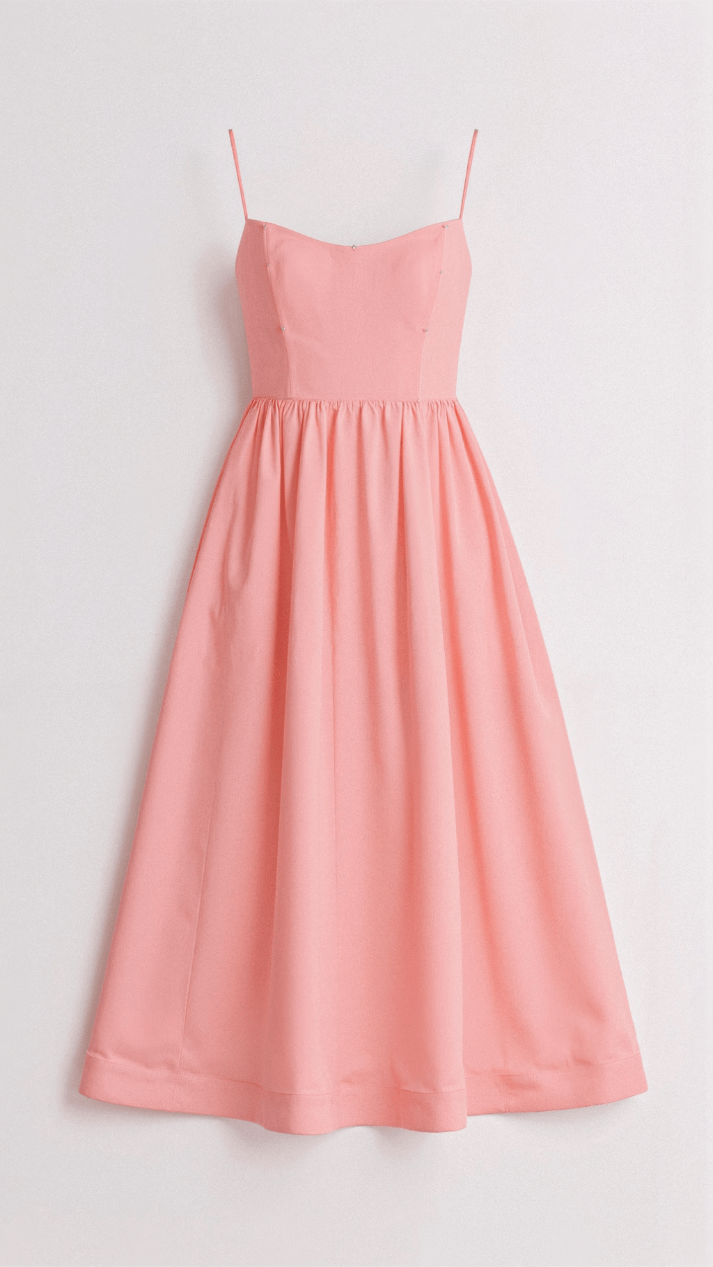 White Midi Dress for Women - Long Sleeve Flowing Cut for Elegant Style and Versatile Occasions