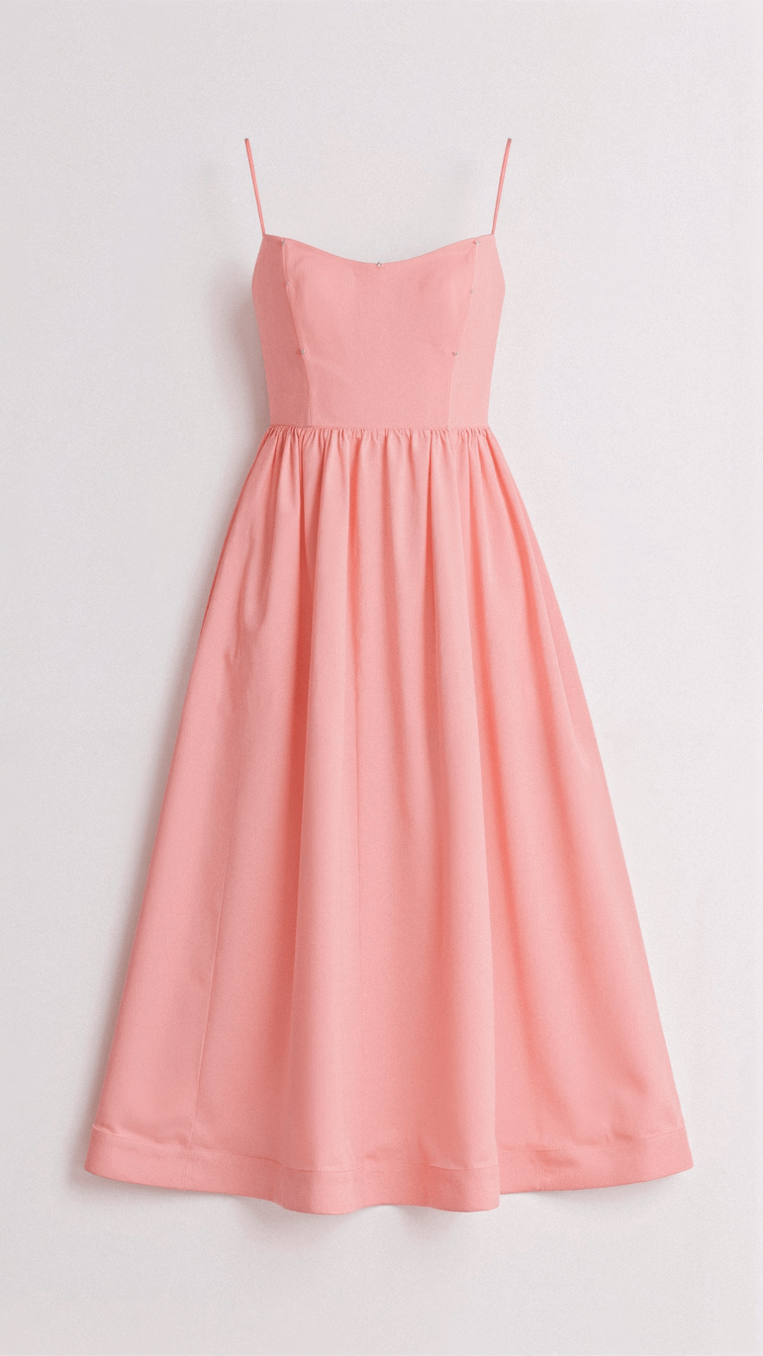 White Midi Dress for Women - Long Sleeve Flowing Cut for Elegant Style and Versatile Occasions