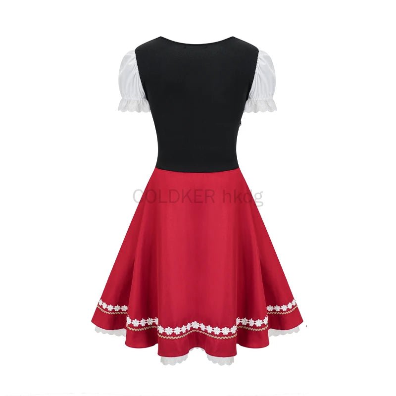 Women's Dirndl Dress Oktoberfest Traditional Bavarian Costume