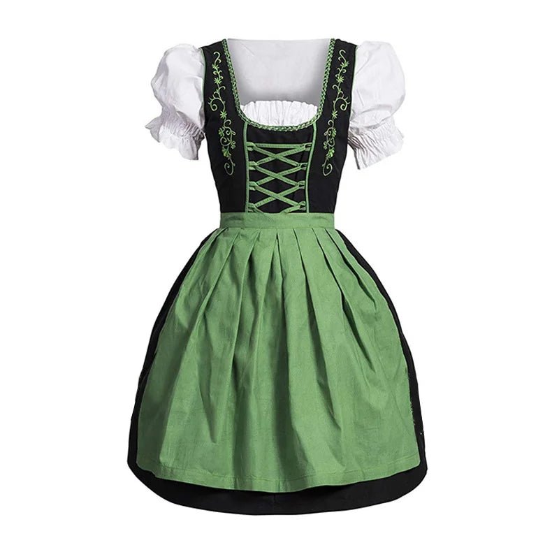 Women's Oktoberfest Dirndl Costume Dress - Traditional German Style for Parties and Cosplay