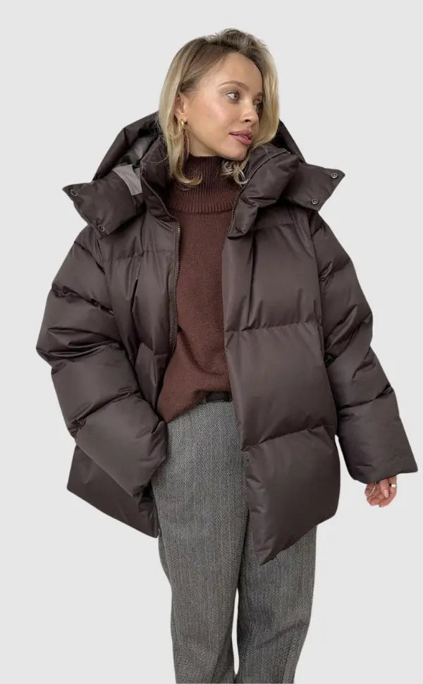 Women's Buffer Jacket for Winter with Modern Heat Design – Stylish and Versatile Outerwear
