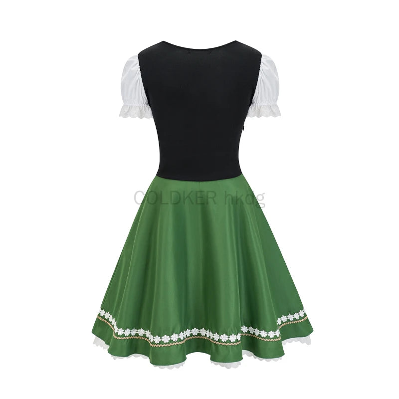 Women's Dirndl Dress Oktoberfest Traditional Bavarian Costume 5