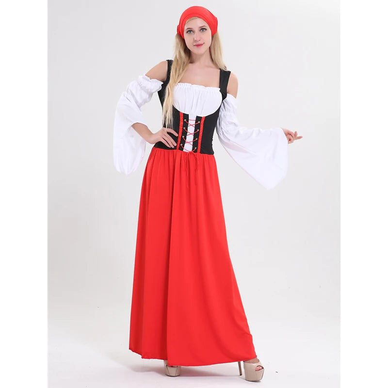 Women's Plus Size Oktoberfest Dirndl Costume Dress 2