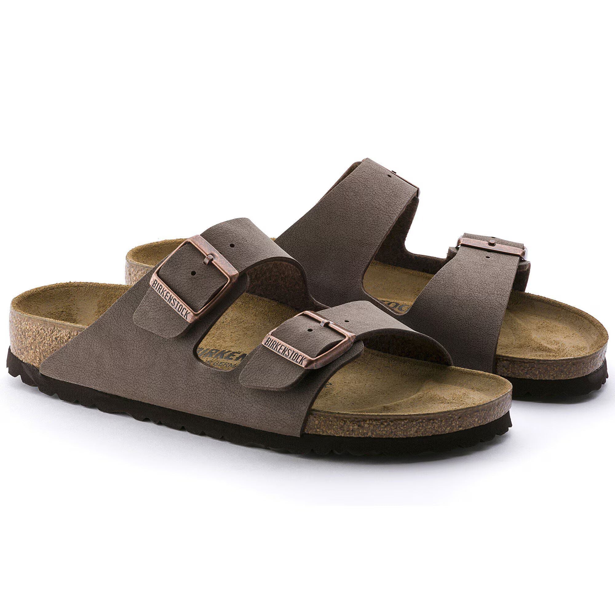 Birkenstock Arizona Birko-Flor Nubuck - Mocha