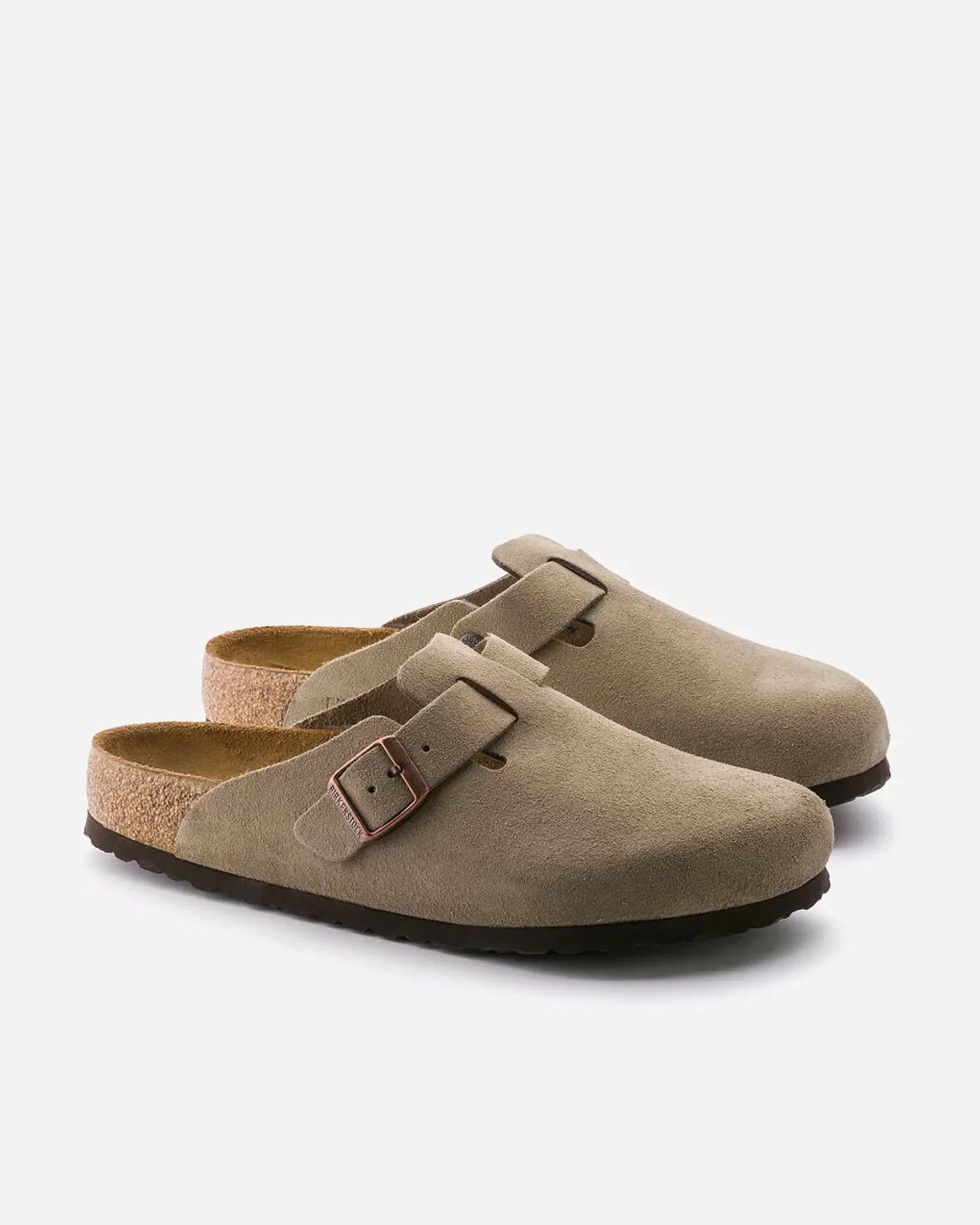 Birkenstock Boston Clog Soft Footbed - Taupe