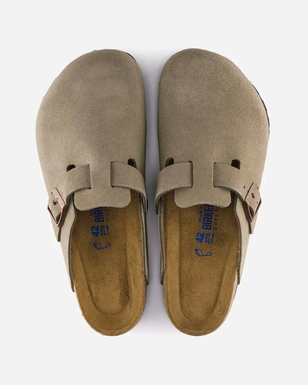 Birkenstock Boston Clog Soft Footbed - Taupe